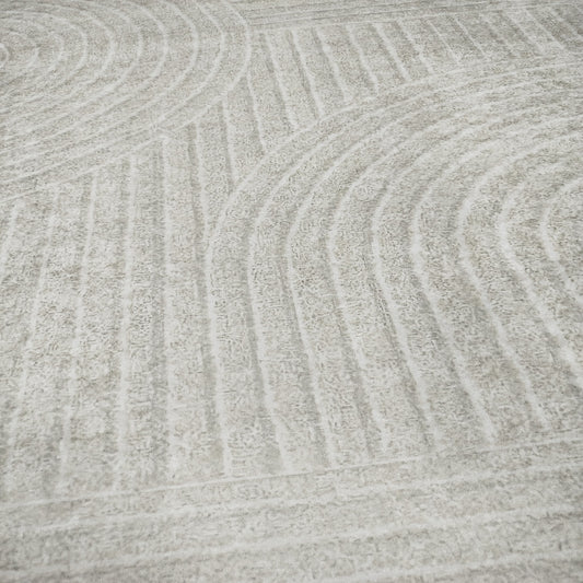 Krémový koberec 160×200 cm – protišmykový, 3,5 mm penový podklad