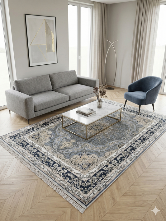 Dywan 160 × 230 cm – Antypoślizgowy, podstawa z gąbki 4 mm