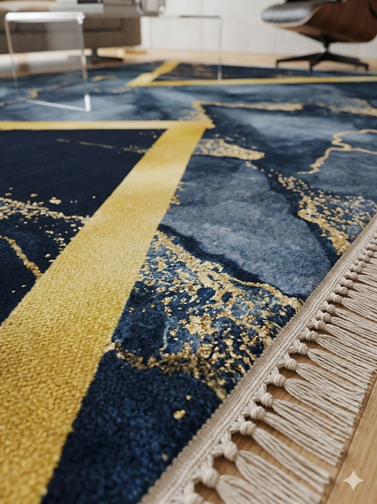 Dywan 160 × 230 cm – Antypoślizgowy, podstawa z gąbki 4 mm