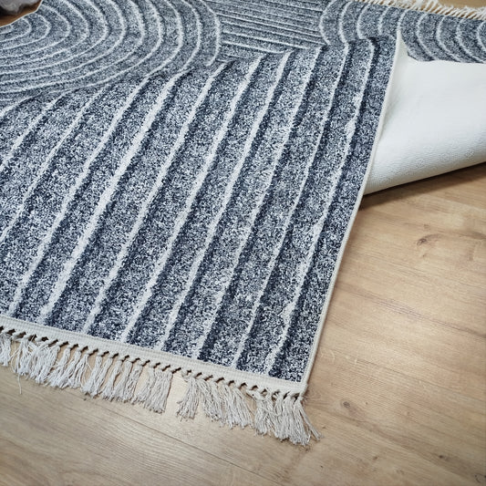Koberec 160 × 230 cm – protišmykový, 4 mm špongiový podklad