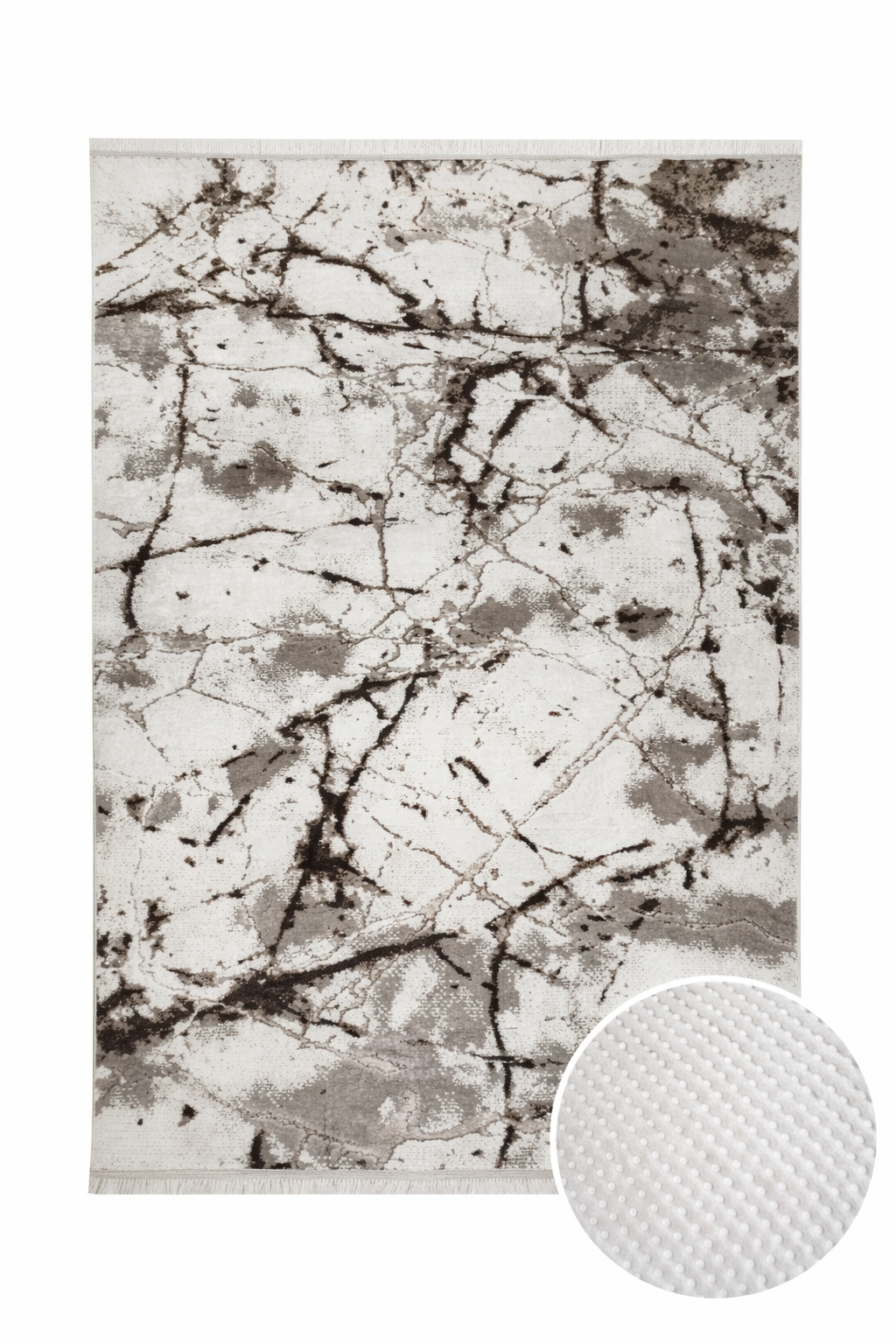 Koberec 160 × 230 cm – protišmykový, 4 mm špongiový podklad