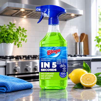 Bingo Uniwersalny Odtłuszczacz 900 ml - Spray do powierzchni kuchennych i tłustych