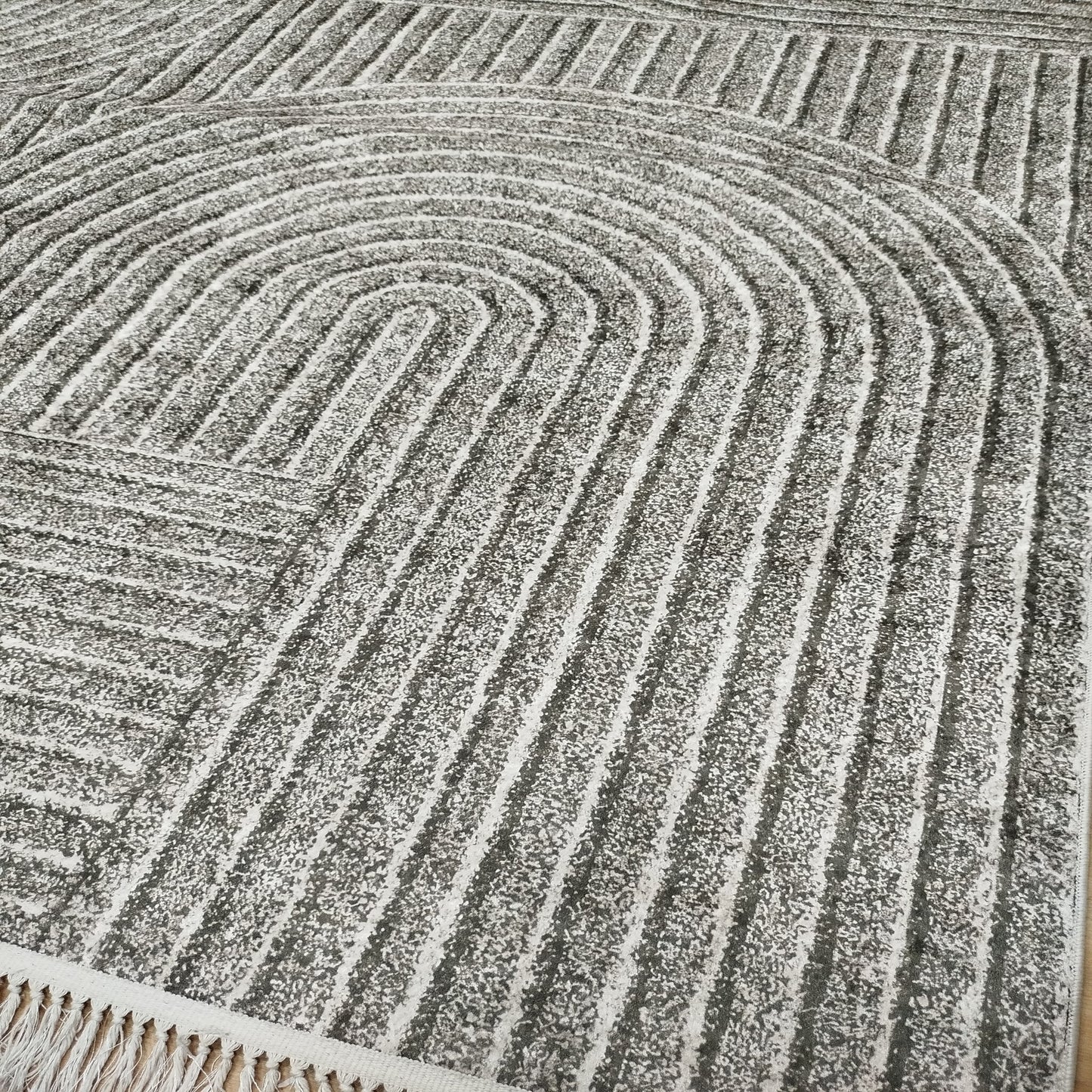Brązowy dywan 160×200 cm – Antypoślizgowy, spód gąbkowy 3,5 mm
