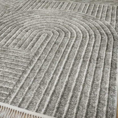 Brązowy dywan 160×200 cm – Antypoślizgowy, spód gąbkowy 3,5 mm