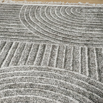 Brązowy dywan 160×200 cm – Antypoślizgowy, spód gąbkowy 3,5 mm