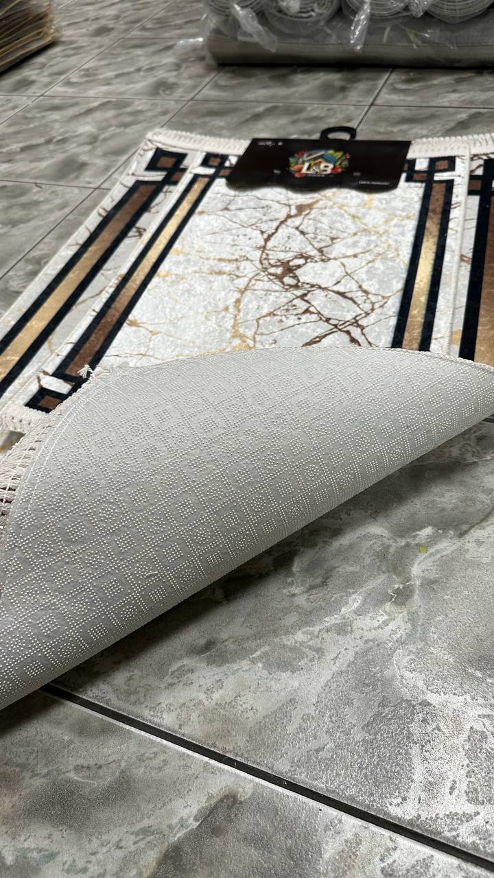 Dywanik łazienkowy 2 sztuki, antypoślizgowy, 90x60 cm i 60x40 cm