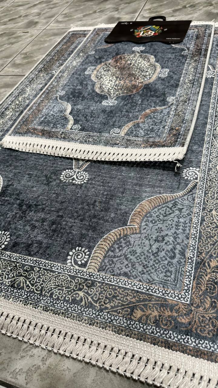 Dywanik łazienkowy 2 sztuki, antypoślizgowy, 90x60 cm i 60x40 cm