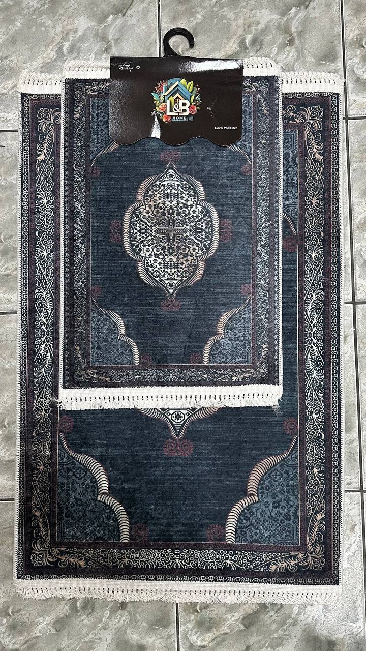 Dywanik łazienkowy 2 sztuki, antypoślizgowy, 90x60 cm i 60x40 cm