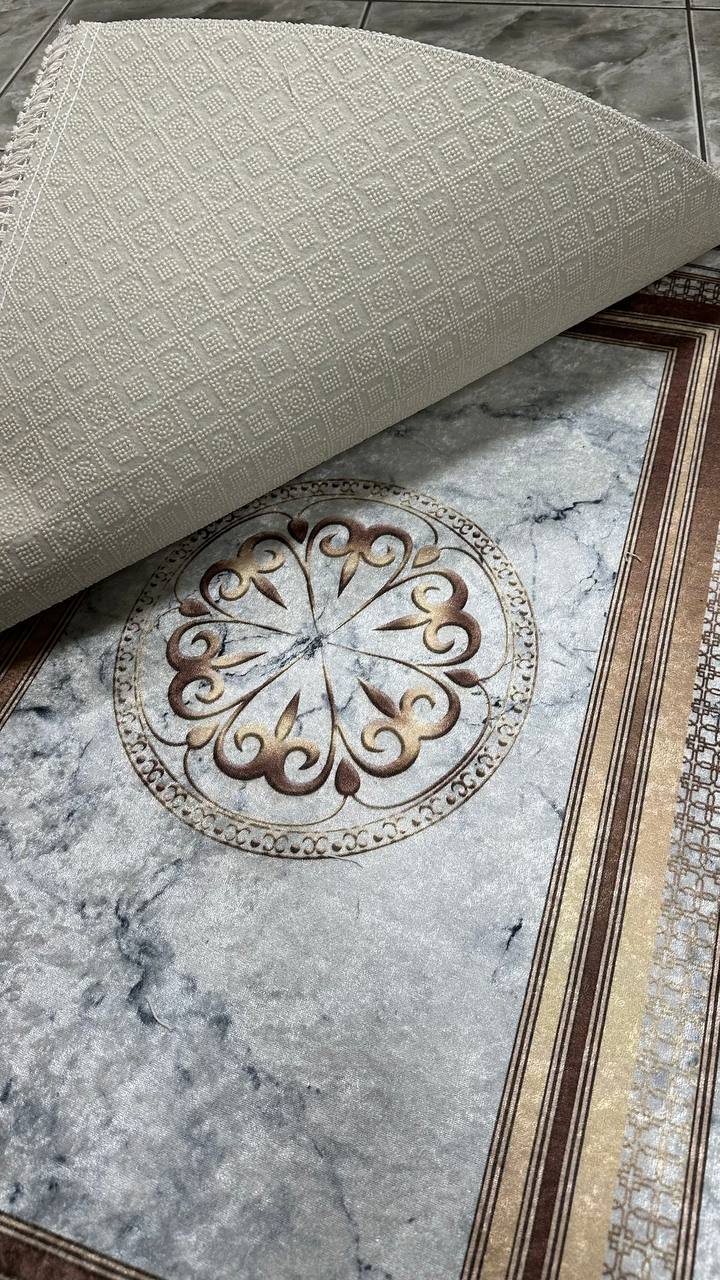 Dywanik łazienkowy 2 sztuki, antypoślizgowy, 90x60 cm i 60x40 cm