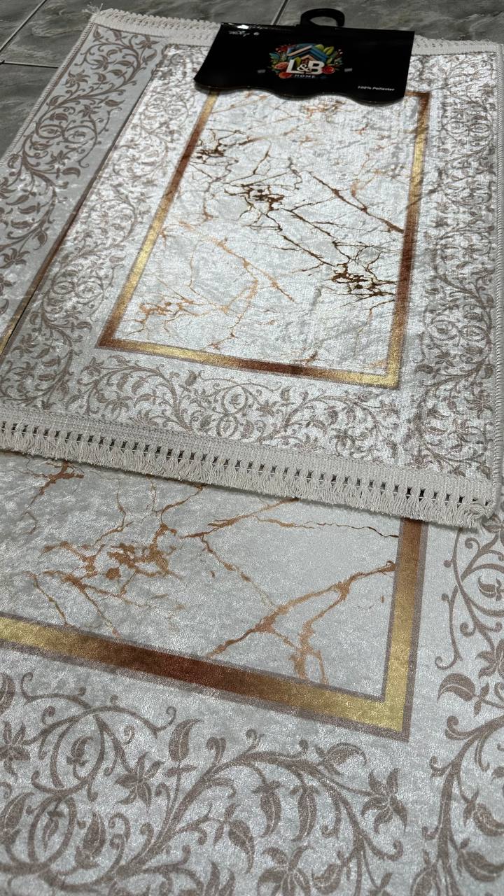 Dywanik łazienkowy 2 sztuki, antypoślizgowy, 90x60 cm i 60x40 cm