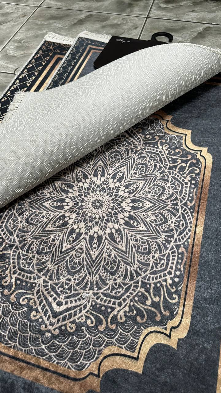 Dywanik łazienkowy 2 sztuki, antypoślizgowy, 90x60 cm i 60x40 cm