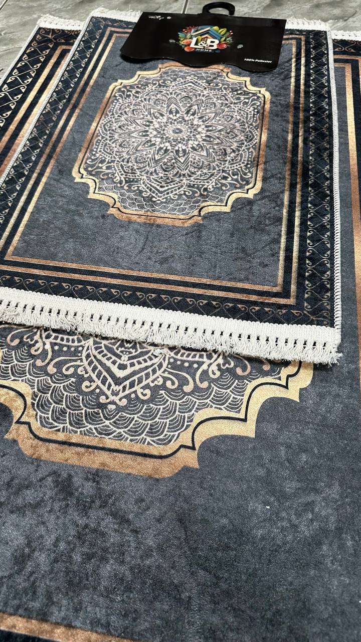 Dywanik łazienkowy 2 sztuki, antypoślizgowy, 90x60 cm i 60x40 cm