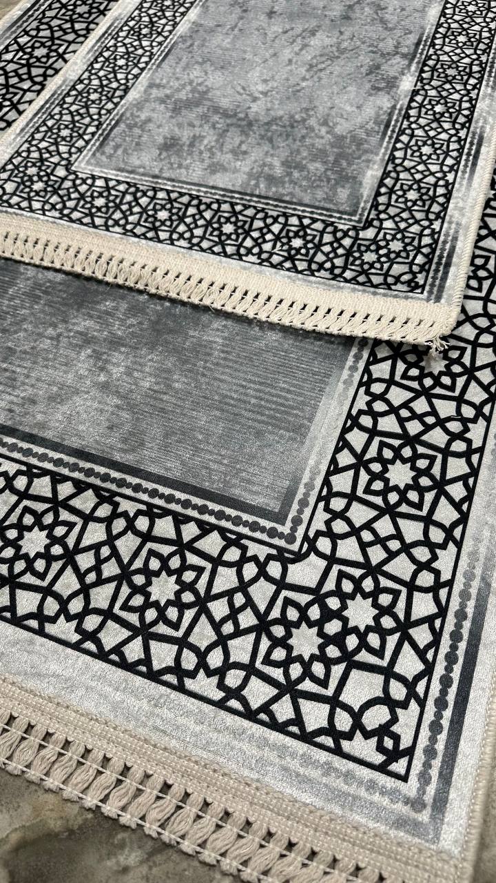 Dywanik łazienkowy 2 sztuki, antypoślizgowy, 90x60 cm i 60x40 cm