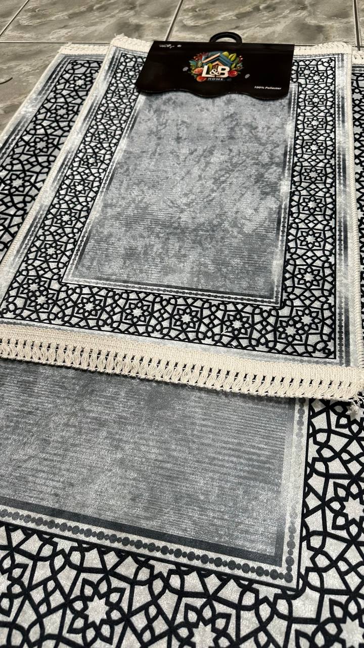 Dywanik łazienkowy 2 sztuki, antypoślizgowy, 90x60 cm i 60x40 cm