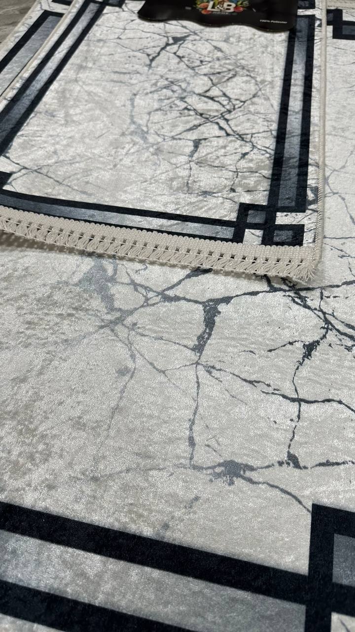 Dywanik łazienkowy 2 sztuki, antypoślizgowy, 90x60 cm i 60x40 cm