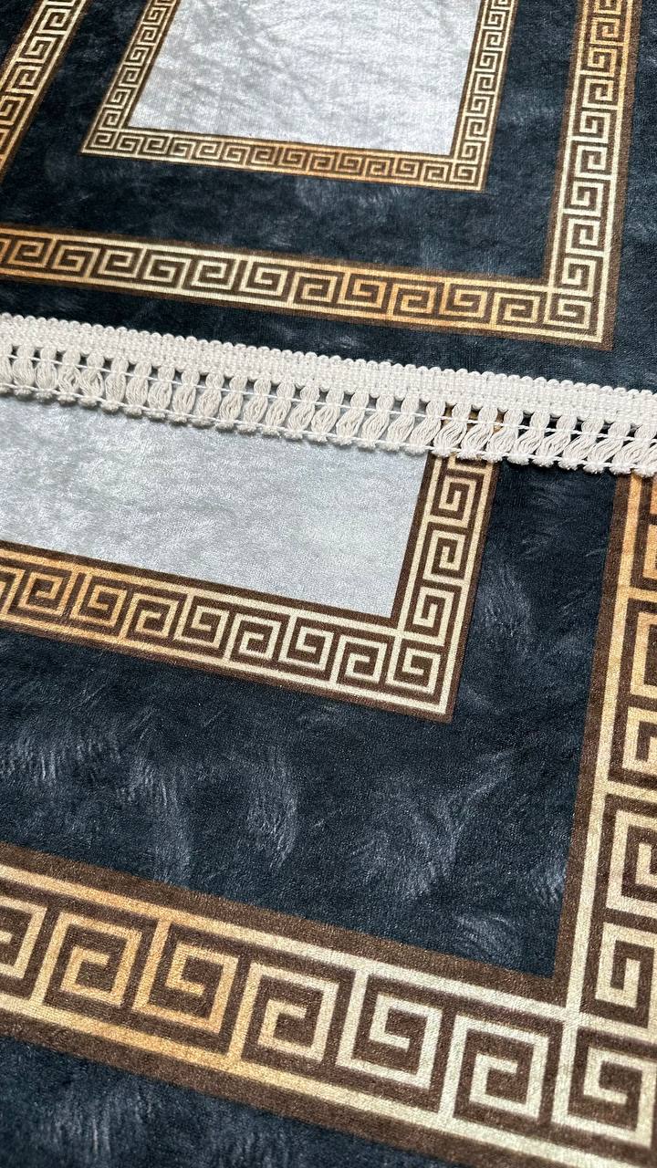 Dywanik łazienkowy 2 sztuki, antypoślizgowy, 90x60 cm i 60x40 cm