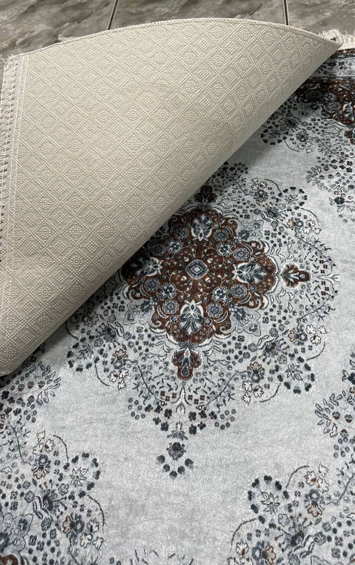 Dywanik łazienkowy 2 sztuki, antypoślizgowy, 90x60 cm i 60x40 cm