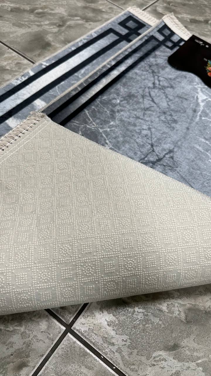 Dywanik łazienkowy 2 sztuki, antypoślizgowy, 90x60 cm i 60x40 cm