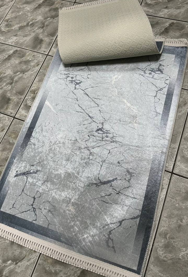 Dywanik łazienkowy 2 sztuki, antypoślizgowy, 90x60 cm i 60x40 cm