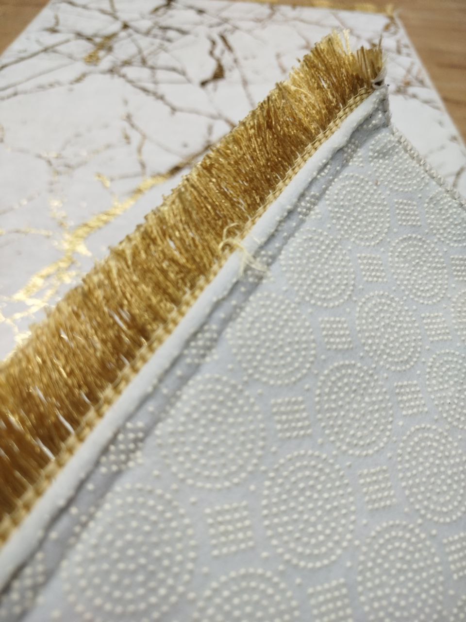 80x150 cm, Marble Pattern Rug, non slip with fringe – Modern Living Room