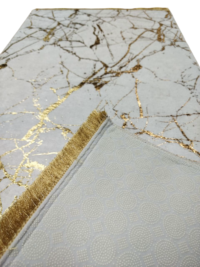 80x150 cm, Marble Pattern Rug, non slip with fringe – Modern Living Room