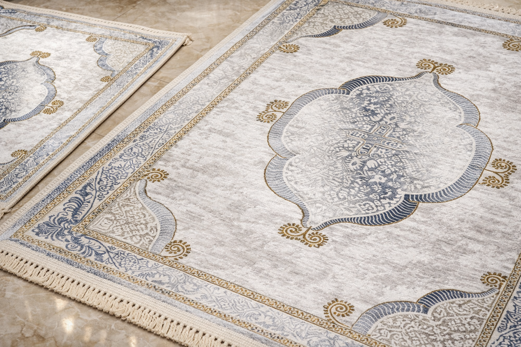 Dywanik łazienkowy 2 sztuki, antypoślizgowy, 90x60 cm i 60x40 cm