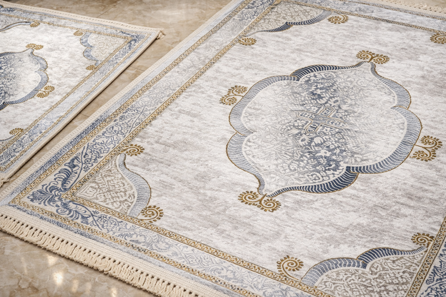 Dywanik łazienkowy 2 sztuki, antypoślizgowy, 90x60 cm i 60x40 cm