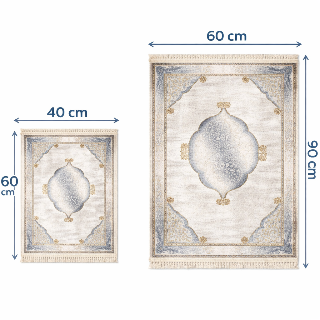 Dywanik łazienkowy 2 sztuki, antypoślizgowy, 90x60 cm i 60x40 cm