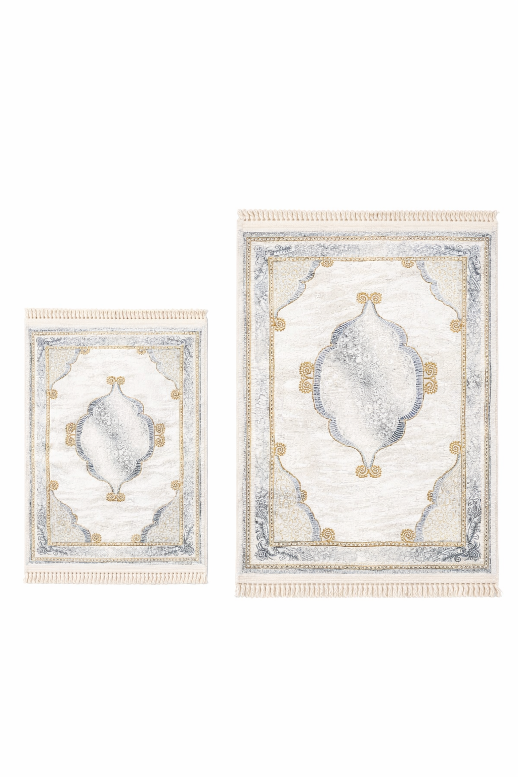 Dywanik łazienkowy 2 sztuki, antypoślizgowy, 90x60 cm i 60x40 cm