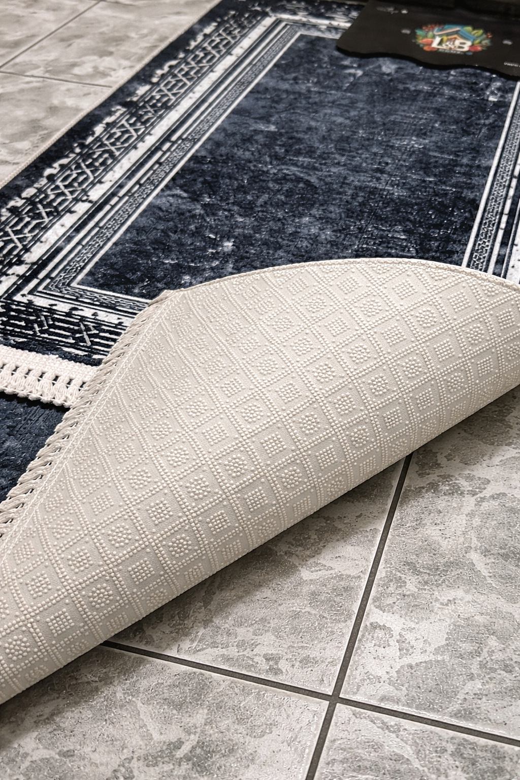 Dywanik łazienkowy 2 sztuki, antypoślizgowy, 90x60 cm i 60x40 cm