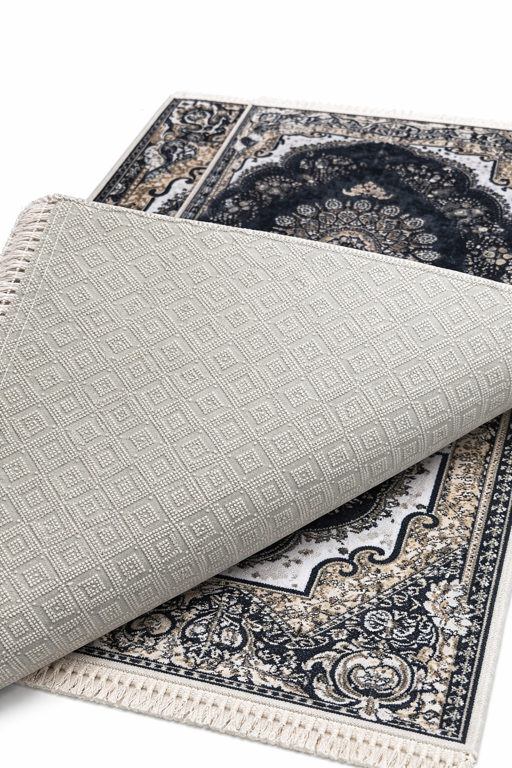 Dywanik łazienkowy 2 sztuki, antypoślizgowy, 90x60 cm i 60x40 cm