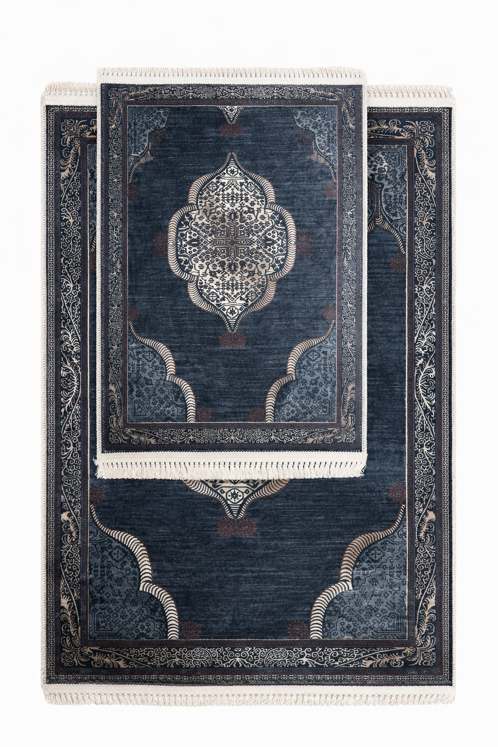 Dywanik łazienkowy 2 sztuki, antypoślizgowy, 90x60 cm i 60x40 cm