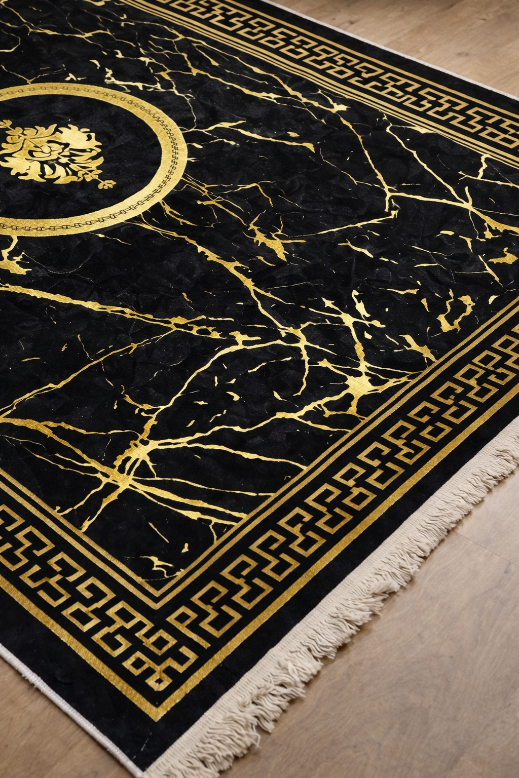 Modern Area Rug 120x180 cm | Non-Slip Backing | 4 mm Sponge Padding