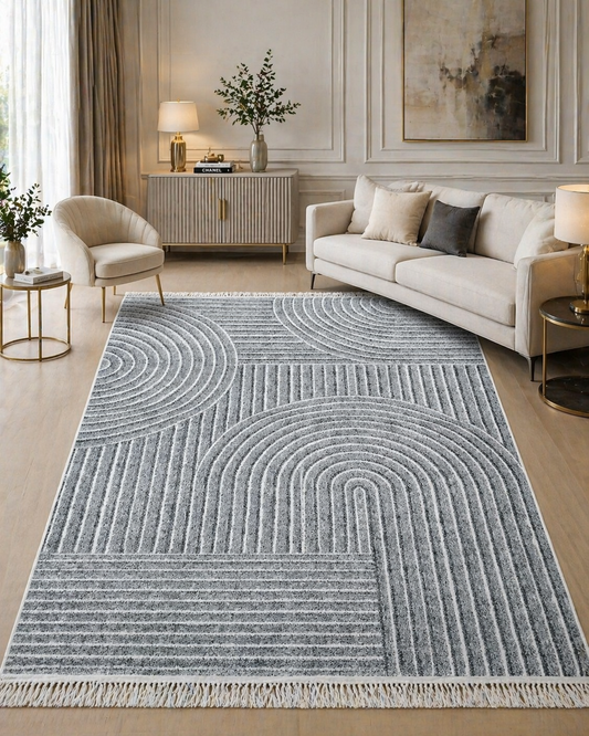 Koberec 160 × 230 cm – protišmykový, 4 mm špongiový podklad