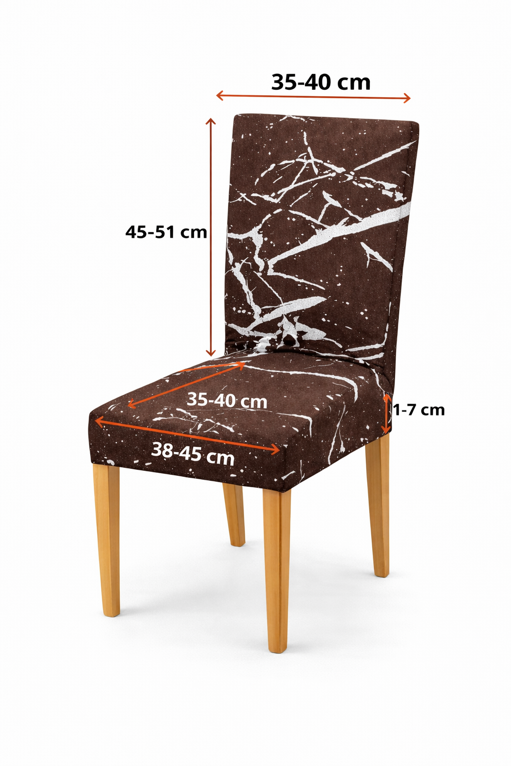 POKROWCE NA KRZESŁA 6 SZT. CZARNO-BIAŁE MARMUROWE ELASTYCZNE UNIWERSALNE WELUROWE