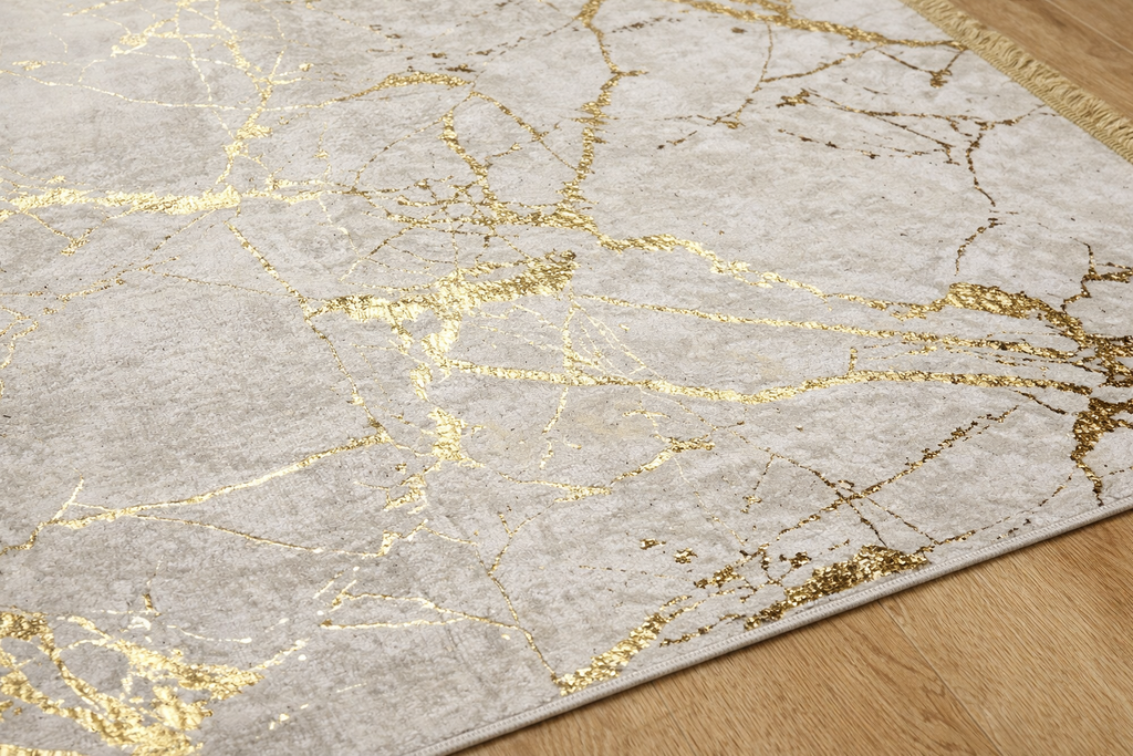 80x150 cm, Marble Pattern Rug, non slip with fringe – Modern Living Room