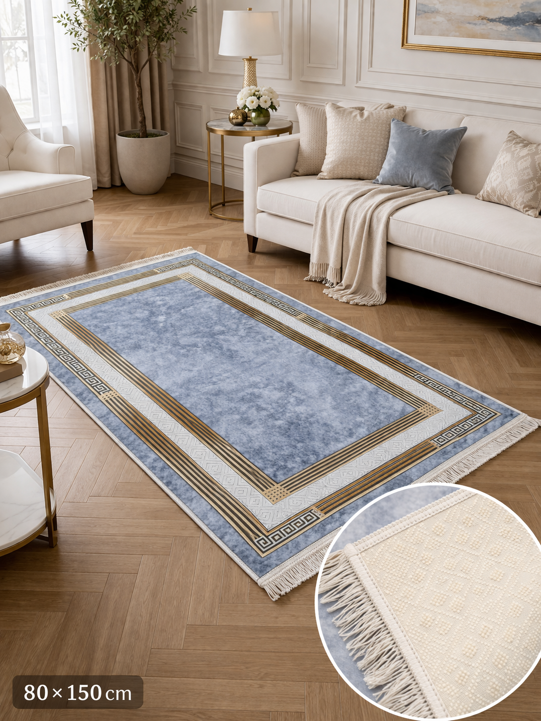 Koberec 80x150 cm, protišmykový, 4 milimetre špongia