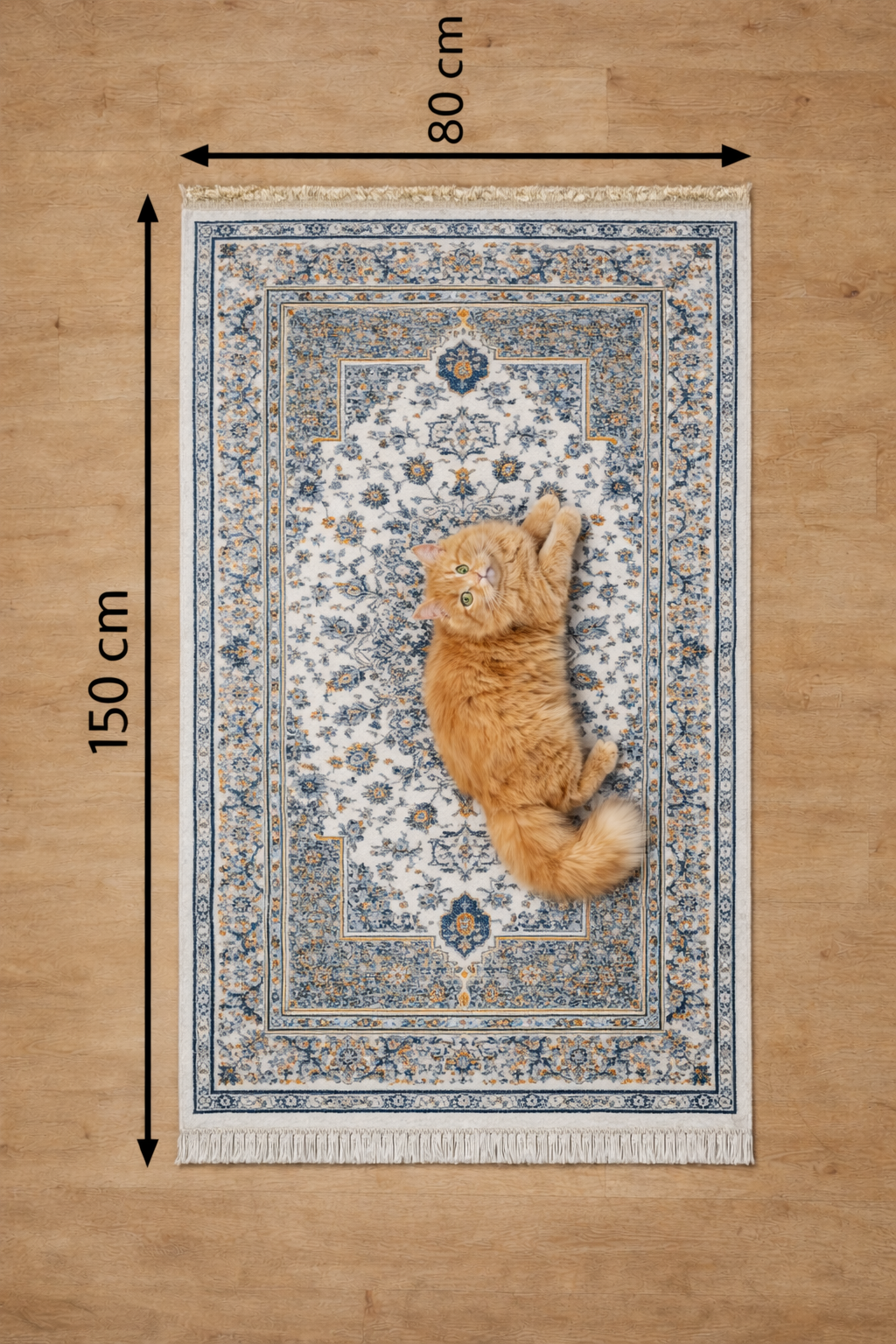 Carpet 80x150 cm , Non Slip, 4 Milimeter Sponge