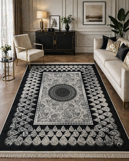 Dywan 160×200 cm – Antypoślizgowy, podstawa z gąbki 3,5 mm