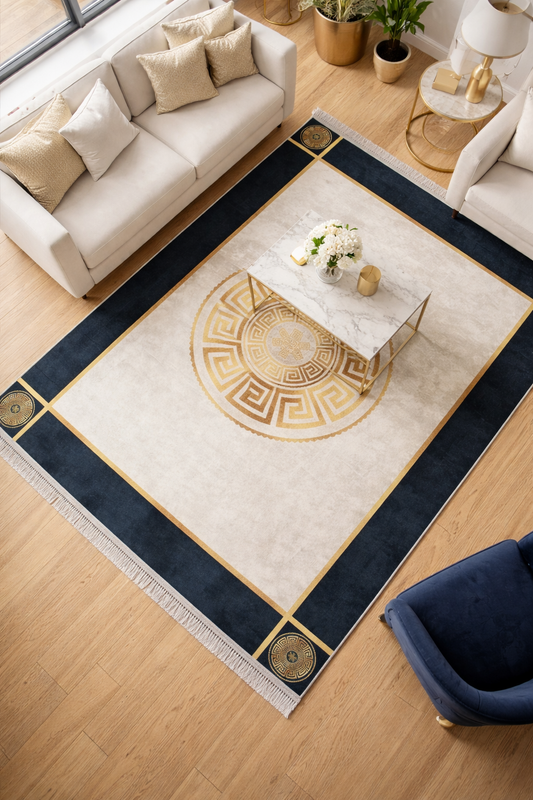 Dywan 160 × 230 cm – Antypoślizgowy, podstawa z gąbki 4 mm