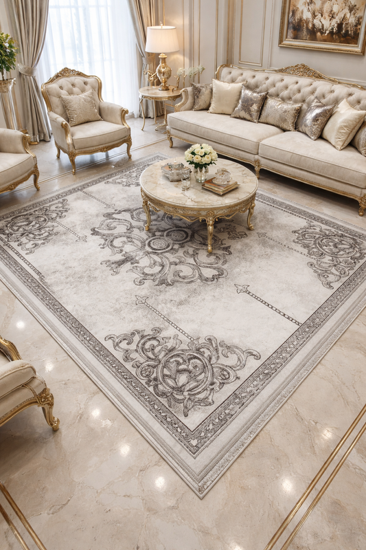 Dywan 160 × 230 cm – Antypoślizgowy, podstawa z gąbki 4 mm