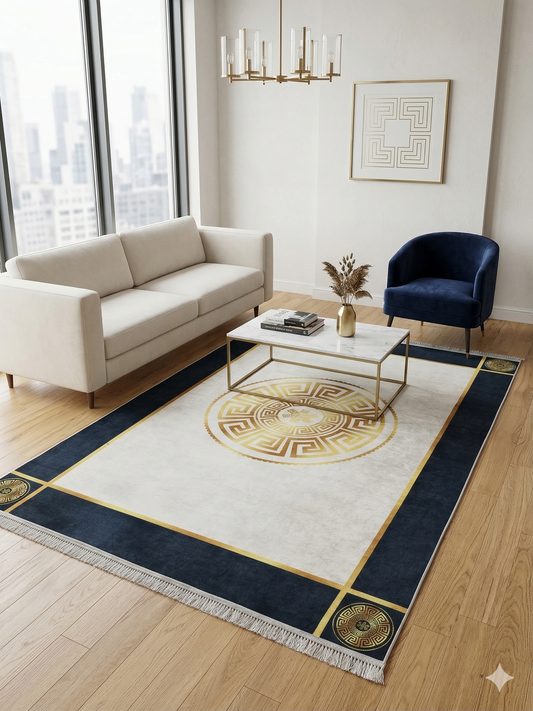 Dywan 160 × 230 cm – Antypoślizgowy, podstawa z gąbki 4 mm