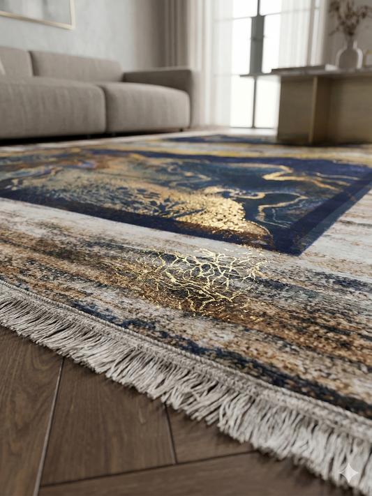 Dywan 160 × 230 cm – Antypoślizgowy, podstawa z gąbki 4 mm