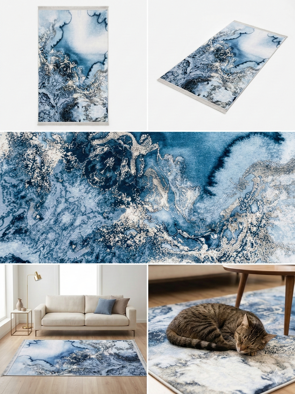 Carpet 80x150 cm , Non Slip, 4 Milimeter Sponge