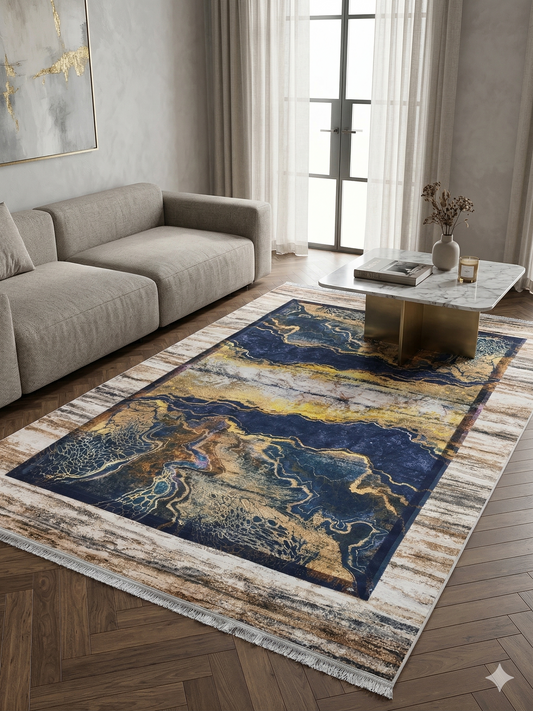 Dywan 160 × 230 cm – Antypoślizgowy, podstawa z gąbki 4 mm