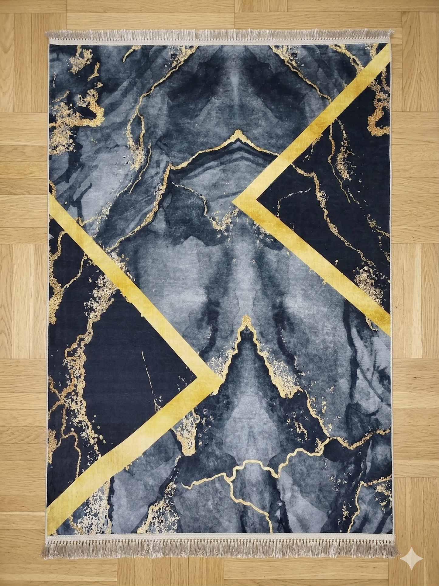 Koberec 160 × 230 cm – protišmykový, 4 mm špongiový podklad