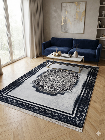 Dywan 160 × 230 cm – Antypoślizgowy, podstawa z gąbki 4 mm