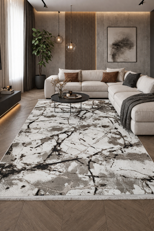 Dywan 160 × 230 cm – Antypoślizgowy, podstawa z gąbki 4 mm