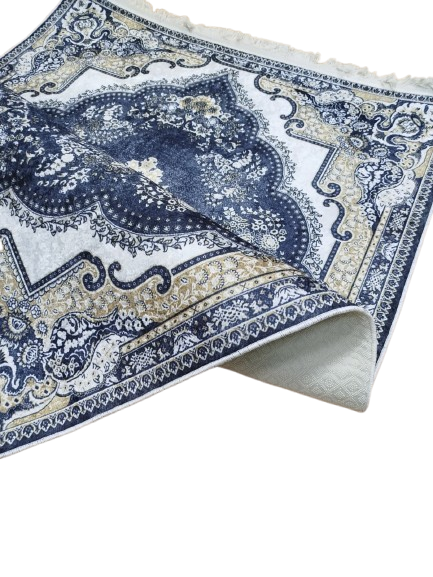 Modern Area Rug 120x180 cm | Non-Slip Backing | 4 mm Sponge Padding