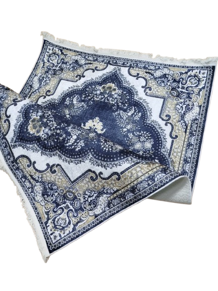 Modern Area Rug 120x180 cm | Non-Slip Backing | 4 mm Sponge Padding